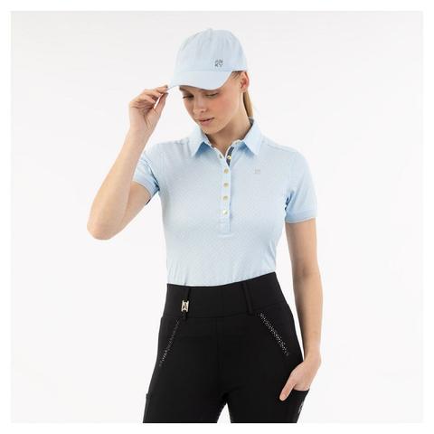 Koszulka polo damska Anky Essential błękitna 2026