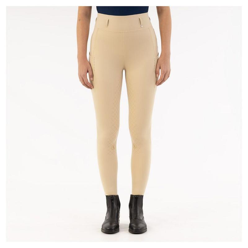 Legginsy damskie BR Kimore z silikonowym lejem beżowe 2026