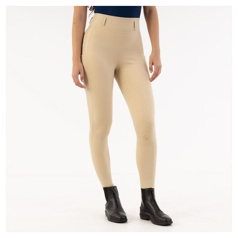 Legginsy damskie BR Kelly z silikonowym lejem beżowe 2026