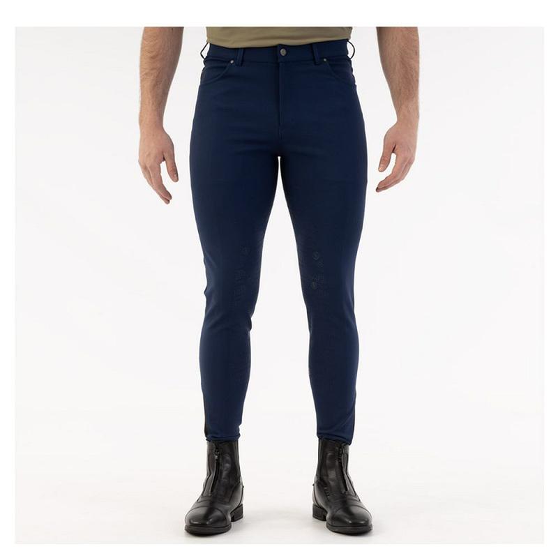 Bryczesy męskie BR Kian z silikonowym lejem granatowy 2026