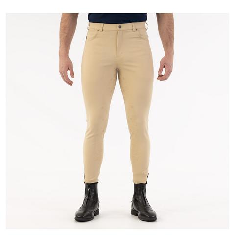 Bryczesy męskie BR Kian z silikonowym lejem beżowy 2026