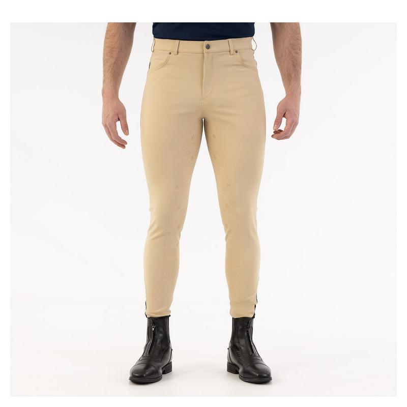 Bryczesy męskie BR Kian z silikonowym lejem beżowy 2026