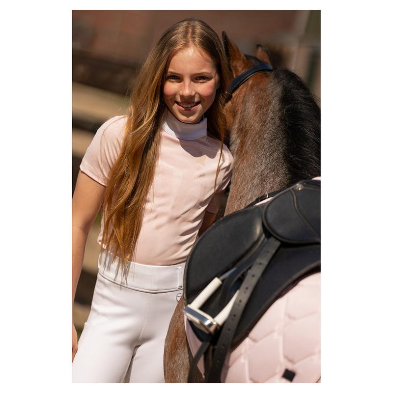 Koszulka konkursowa młodzieżowa BR Kenzie jasnoróżowa 2026