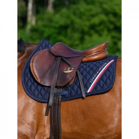 Czaprak Tommy Hilfiger Equestrian Stanford Desert Sky, granatowy