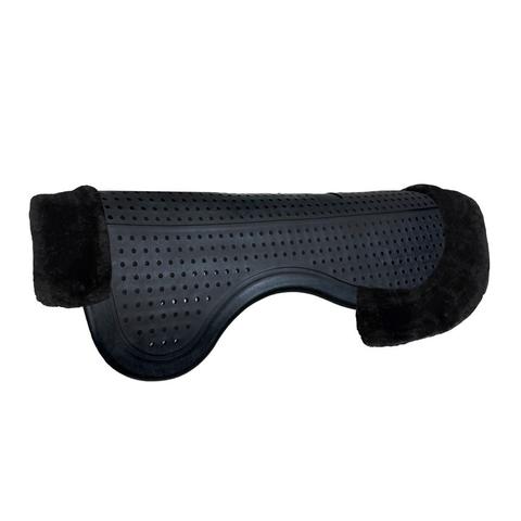 Podkładka żelowa z futrem York Tamara czarna