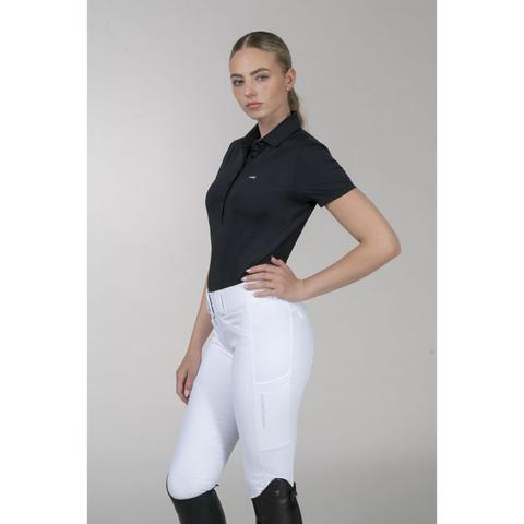 Koszulka Polo damska Schockemoehle SPMadlin dark grey, szara 2025