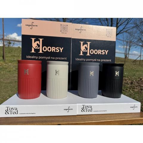 Kubek termiczny Hoorsy szary