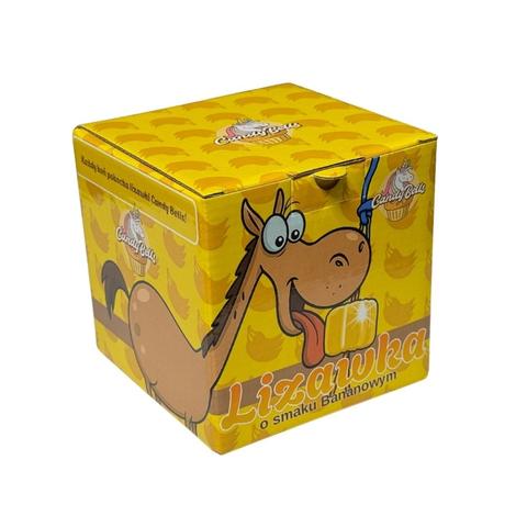 Lizawka na sznurku Candy Bells bananowa