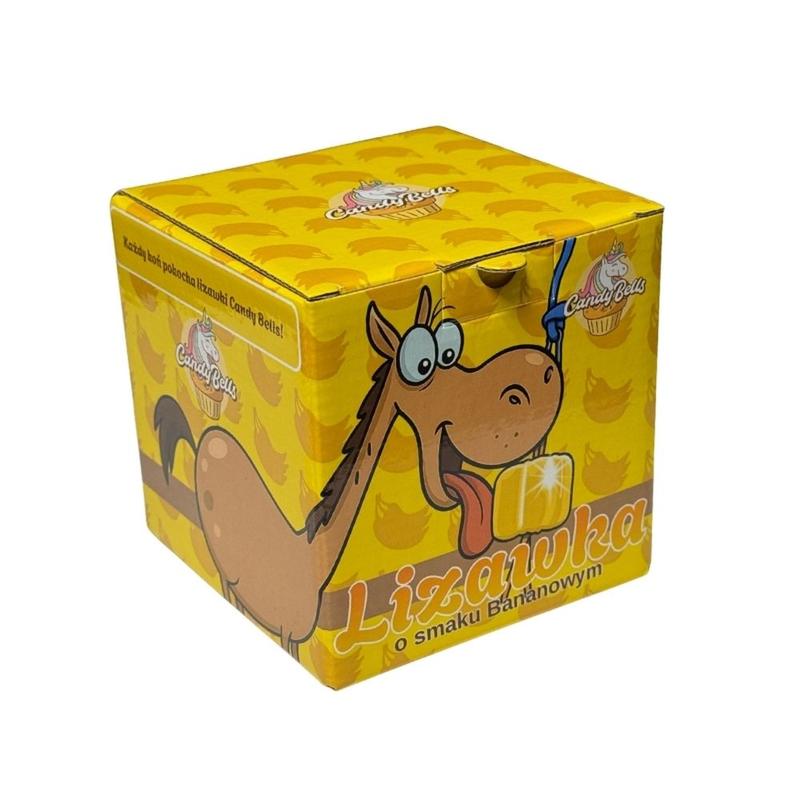 Lizawka na sznurku Candy Bells bananowa