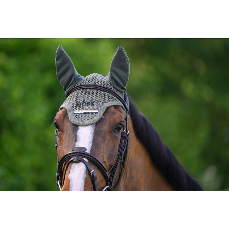 Nauszniki Boss Equestrian Calgary Pine Grove, ciemnozielone 2026