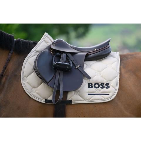 Czaprak Boss Equestrian Cheltenham Tape Pumice, kremowy 2026