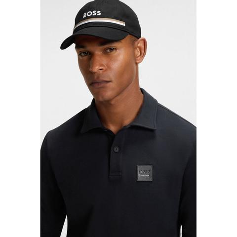 Bejsbolówka unisex Boss Equestrian Black, czarna 2026