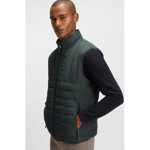 Bezrękawnik męski Boss Equestrian Ruben Pine Grove, ciemnozielony 2026