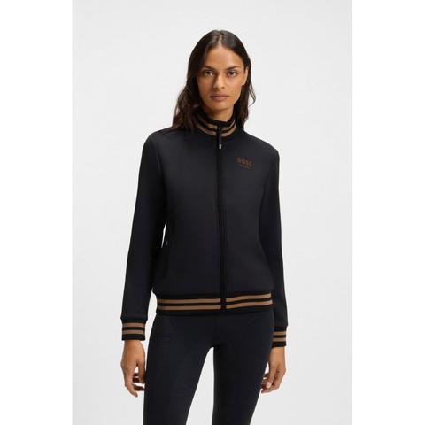 Bluza damska rozpinana Boss Equestrian Ava Black, czarna 2026