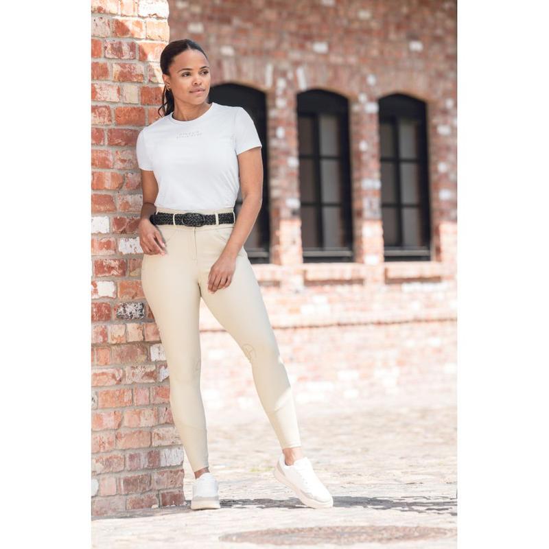 Koszulka damska Pikeur Function Athleisure Frosted Sage, kremowa 2026