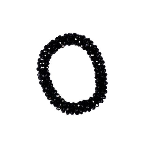 Gumka do włosów HKM Crystal czarna