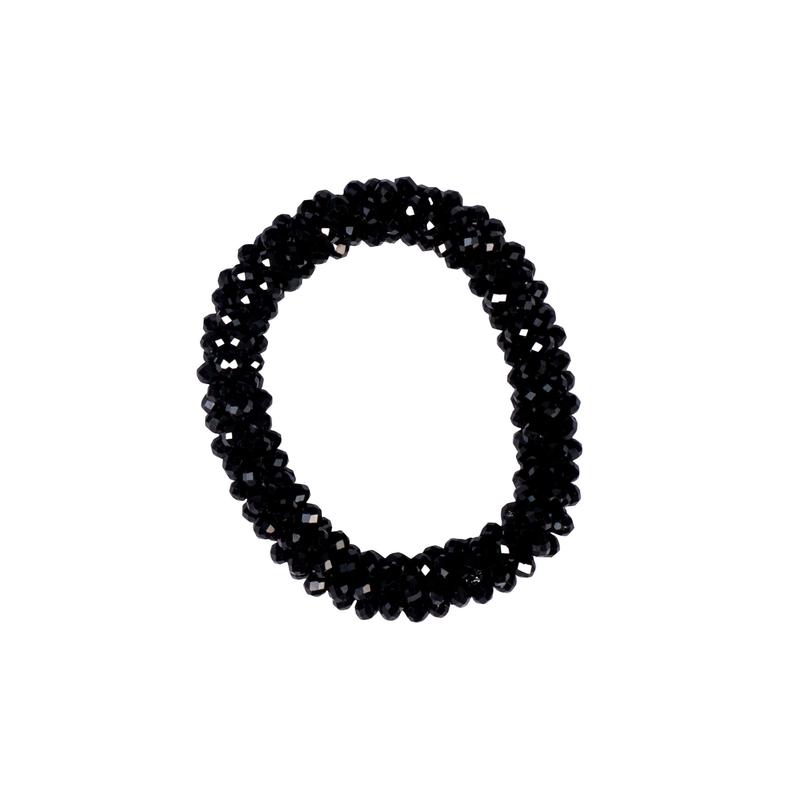 Gumka do włosów HKM Crystal czarna