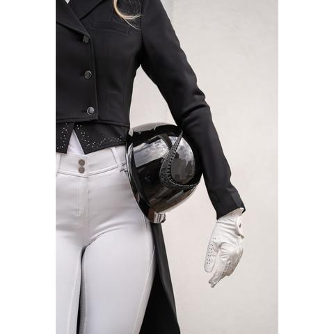 Kask HKM Lady Shield Brillant czarno-złoty