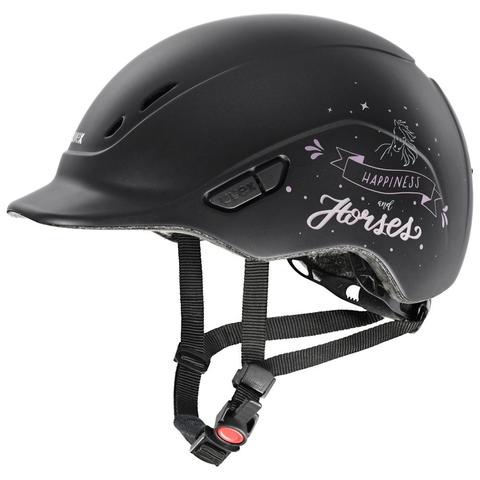 Kask UVEX Kidoxx Happyhorse czarny