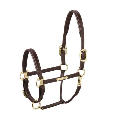 Kantar skórzany Eskadron Basics Leather Elegance Darkbrown, brązowy
