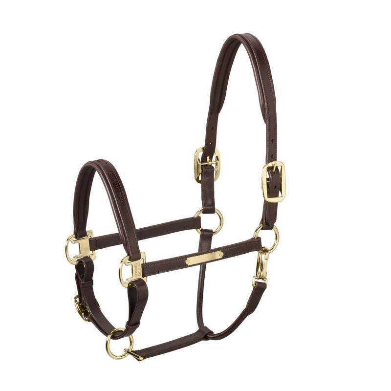 Kantar skórzany Eskadron Basics Leather Elegance Darkbrown, brązowy