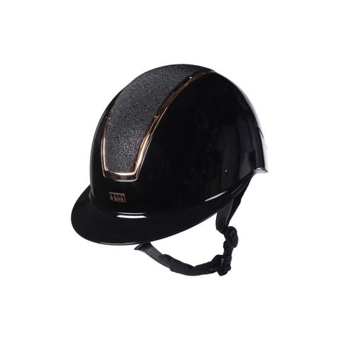 Kask HKM Lady Shield Brillant czarno-złoty