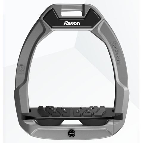 Strzemiona bezpieczne Flex-On z kolcami dorośli szaro-czarno-czarne