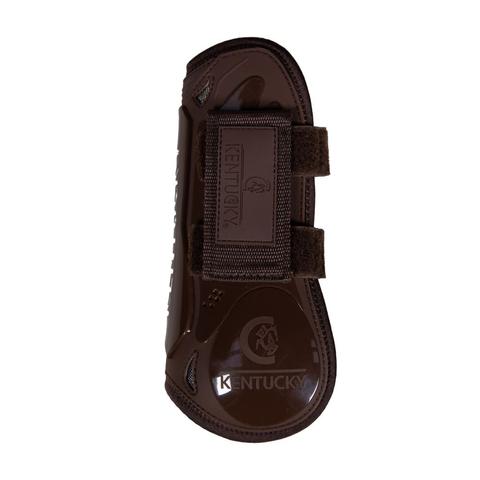 Ochraniacze Kentucky Velcro przód brązowe