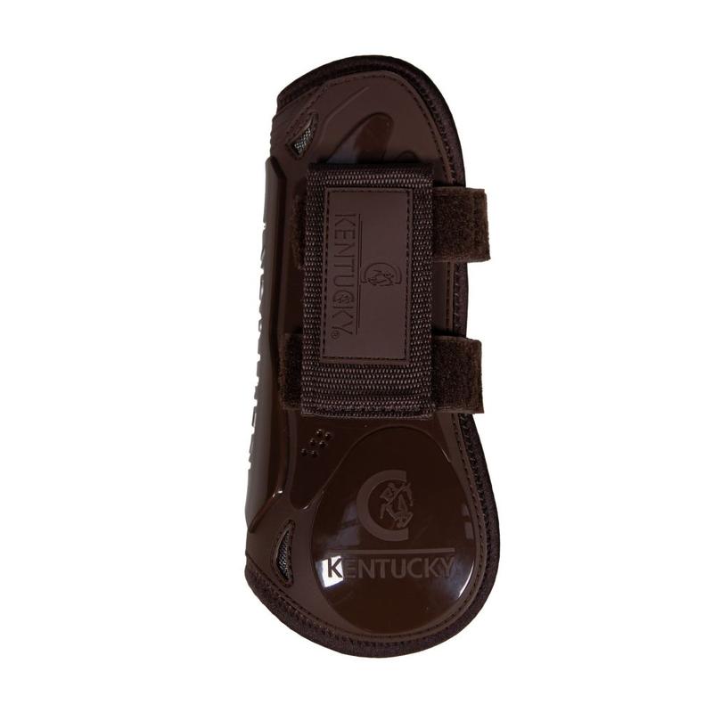 Ochraniacze Kentucky Velcro przód brązowe