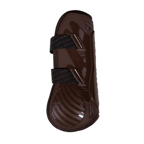 Ochraniacze Kentucky Velcro przód brązowe