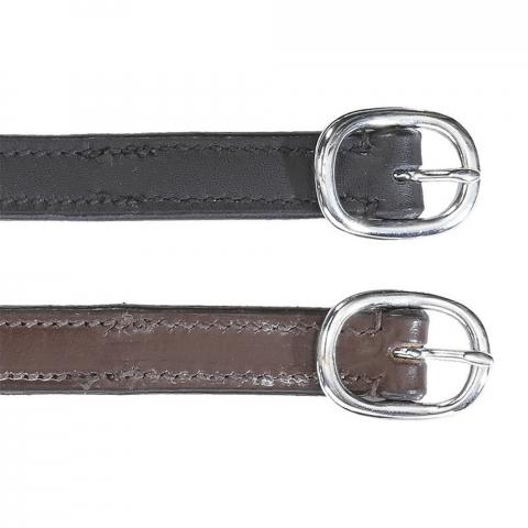 Paski do ostróg Kavalkade skórzane brązowe