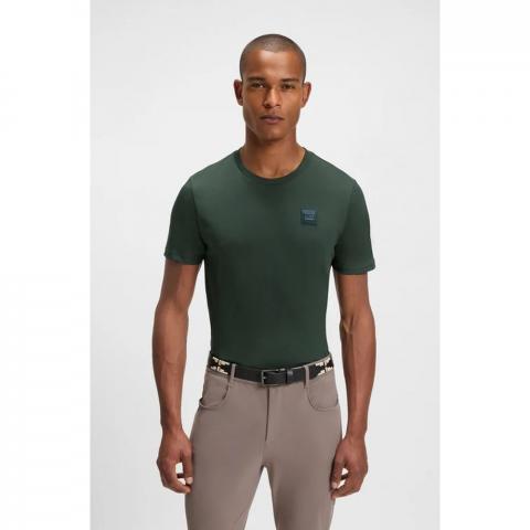 Koszulka męska Boss Equestrian Pierce Pine Grove, ciemnozielona 2026