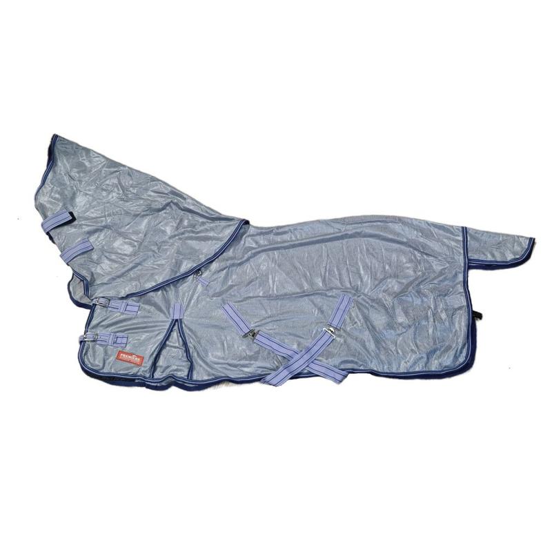 Derka siatkowa z kapturem BR lawendowa