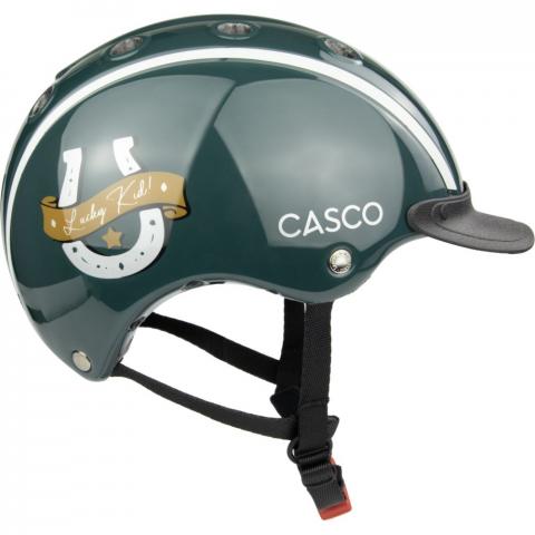 Kask Casco Nori Lucky Kid Emerald ciemnozielony