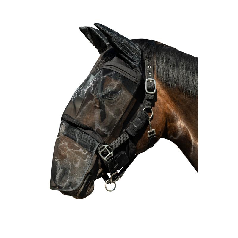 Maska siatkowa z filtrem UV HKM Premium czarna