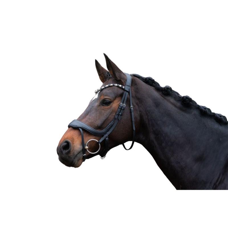 Ogłowie HKM Mila czarne