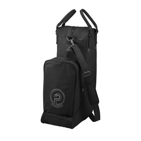 Torba na oficerki i kask Eskadron Platinum Faux Leather Black, czarna 2025