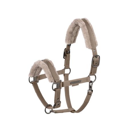 Kantar z futerkiem Eskadron Platinum Double Pin Faux Fur Smoky Taupe, beżowy 2025