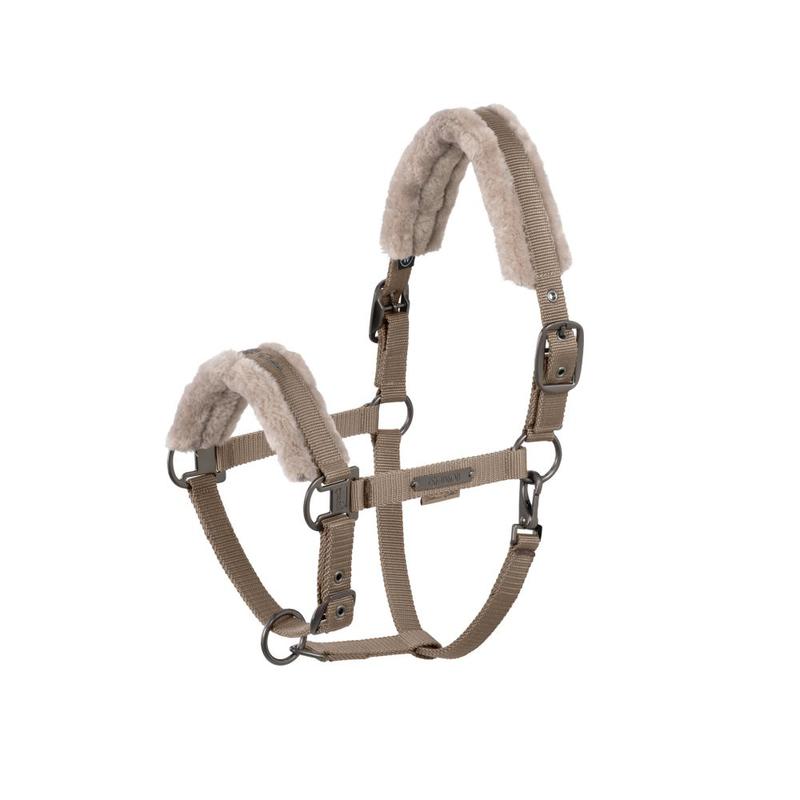 Kantar z futerkiem Eskadron Platinum Double Pin Faux Fur Smoky Taupe, beżowy 2025
