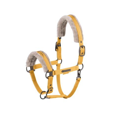 Kantar z futerkiem Eskadron Platinum Double Pin Faux Fur Golden Yellow, żółty 2025