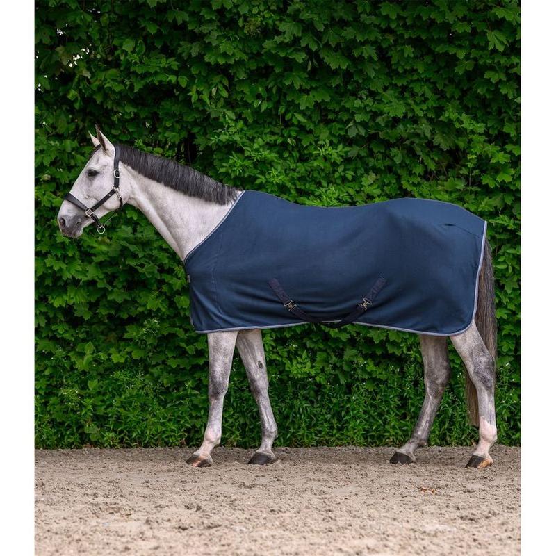 Derka polarowa z pasami Waldhausen granatowa