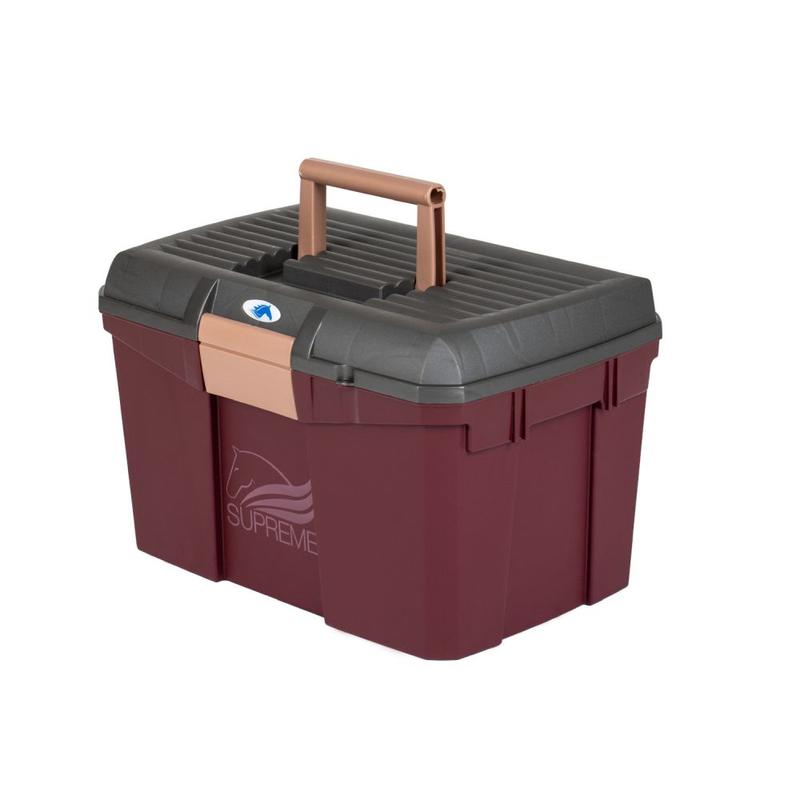 Skrzynka na akcesoria AmaHorse bordowo-grafitowa