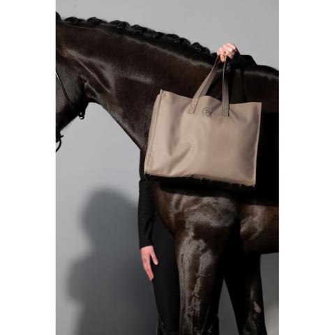 Torba na akcesoria Eskadron Platinum Faux Leather Shopper Smoky taupe, beżowa 2025