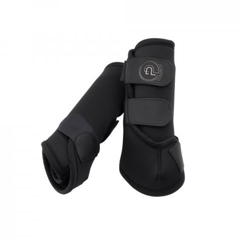 Ochraniacze ujeżdzeniowe Eskadron Platinum Pro Dressage Hind Black, czarne 2025