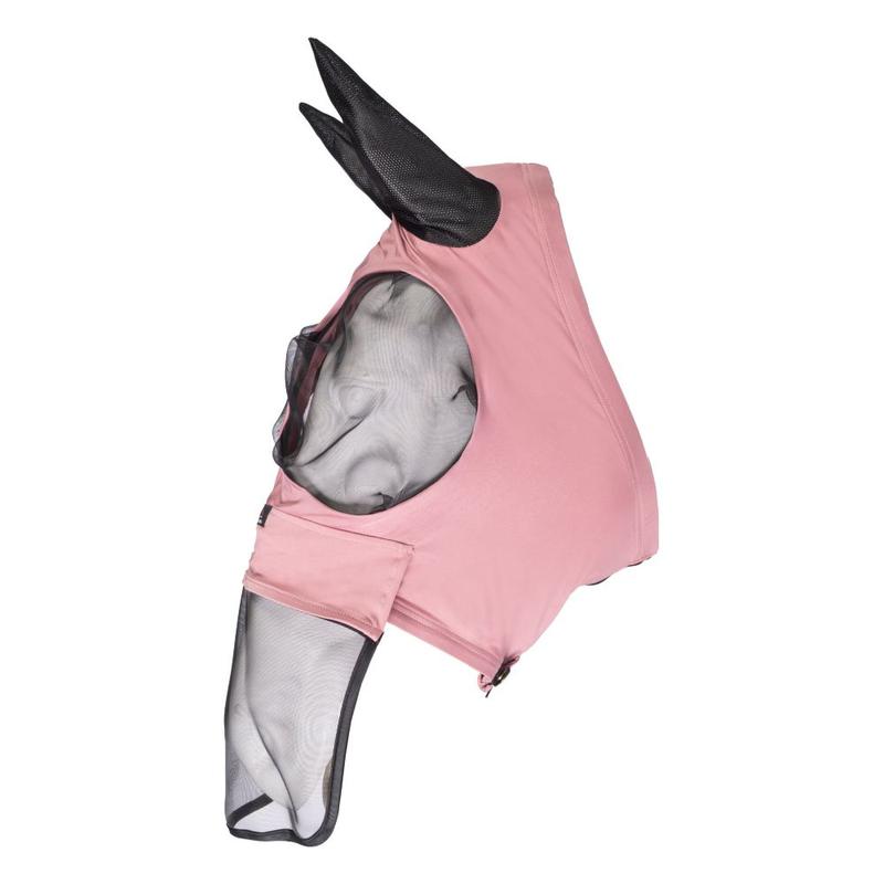 Maska siatkowa HKM Elastic z filtrem UV brudnoróżowy