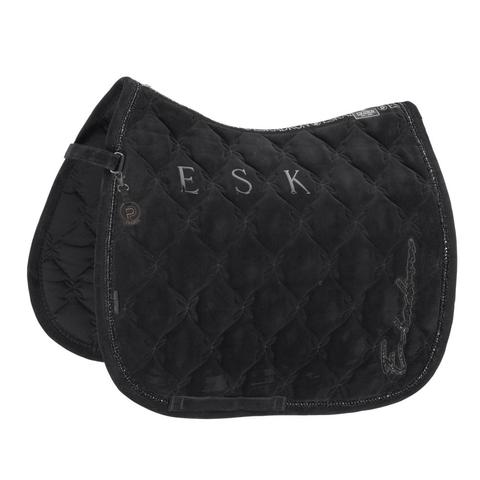 Czaprak Eskadron Platinum Velours Crystal Black, czarny 2025