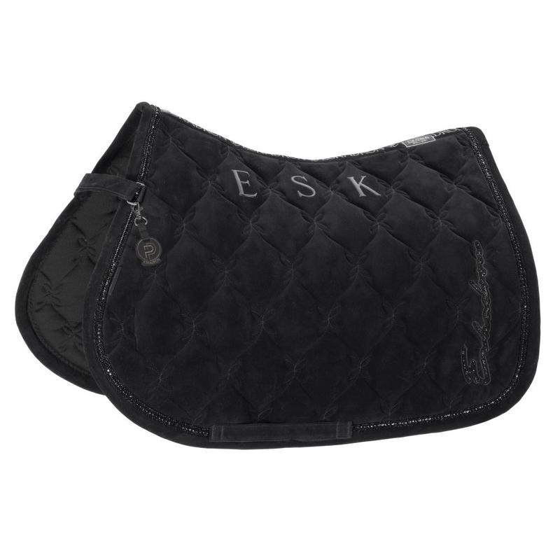 Czaprak Eskadron Platinum Velours Crystal Black, czarny 2025