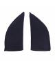 Wkładki wyciszające do nauszników QHP neoprenowe black, czarne
