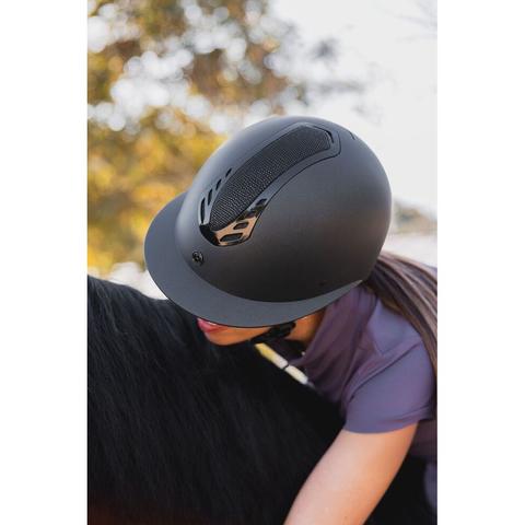 Kask Horze Celeste Black Snake, czarny