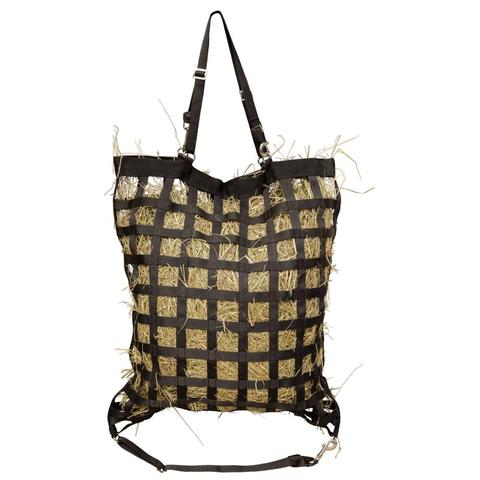 Siatka na siano prostokątna z listwą Kerbl czarna